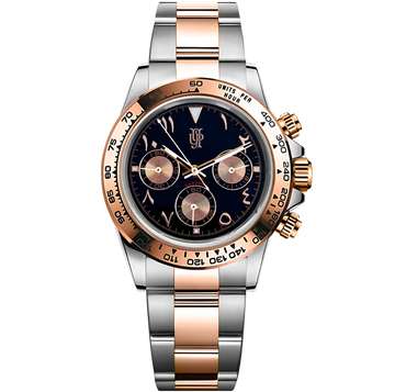 Chronova Desert Rose – ročno sestavljena ura po meri, ohišje iz 316L jekla 39 mm