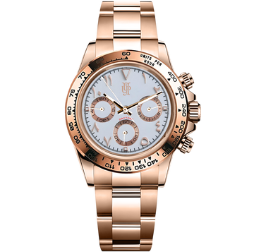 Chronova Rose Mirage – ročno sestavljena ura po meri, ohišje iz 316L jekla 39 mm