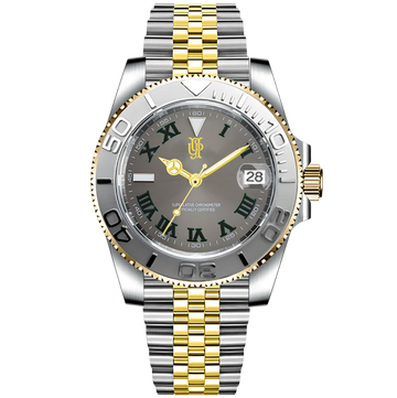 Devaron Grey Royale – ročno sestavljena ura po meri, ohišje iz 316L jekla 40 mm