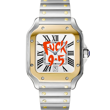 Santiko Two-Tone Rebel – ročno sestavljena ura po meri, ohišje iz 316L jekla 38 mm