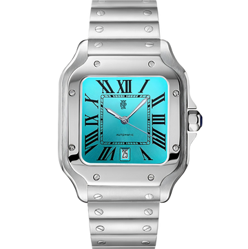 Santiko Steel Tiffany – ročno sestavljena ura po meri, ohišje iz 316L jekla 38 mm