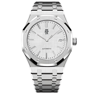 Royal Frame Silver Class – ročno sestavljena ura po meri, ohišje iz 316L jekla 41 mm