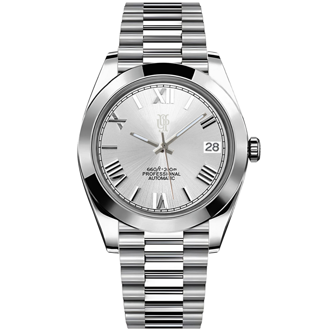 Crown Date Silver Roman