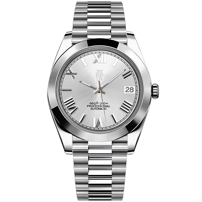 Crown Date Silver Roman