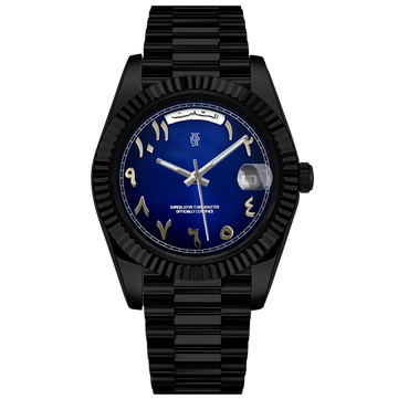 Daylux Midnight Arabic – ročno sestavljena ura po meri, ohišje iz 316L jekla 40 mm