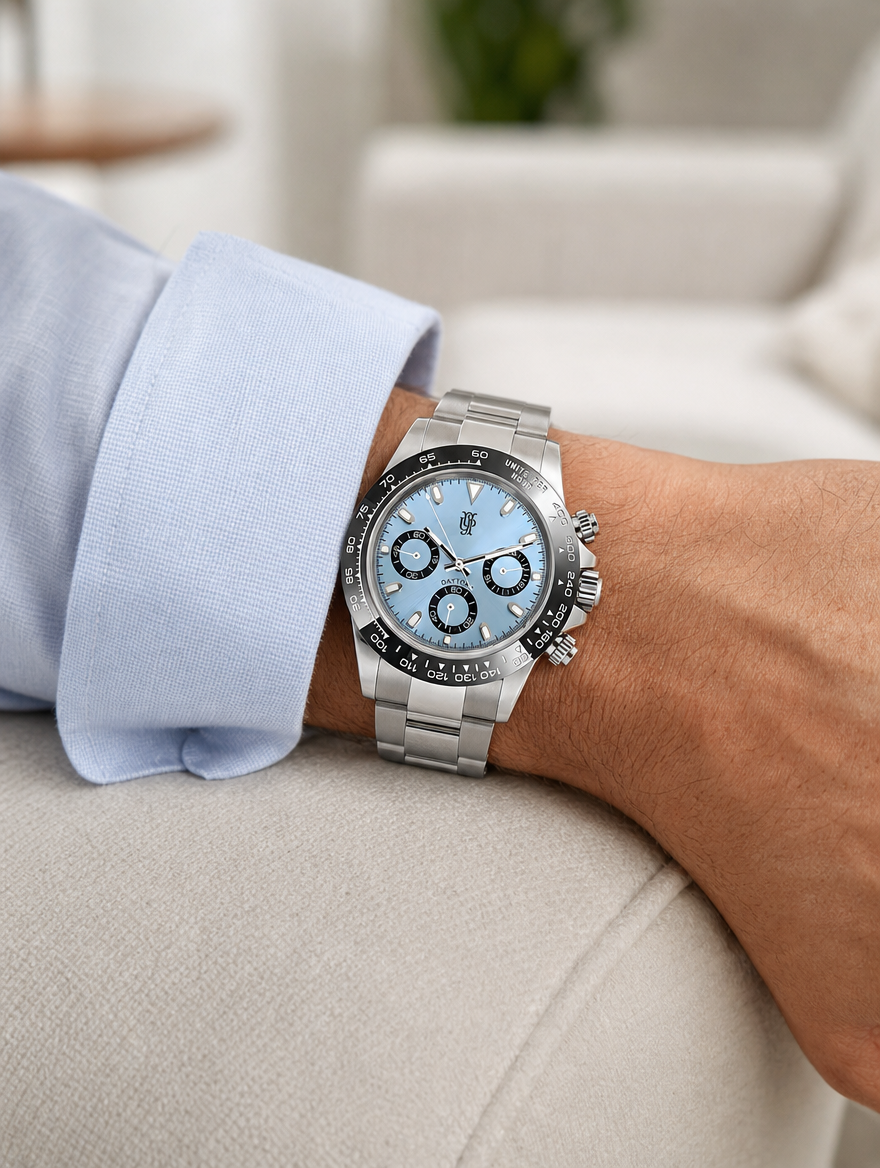 Chronova Glacier Chronograph na zapestju
