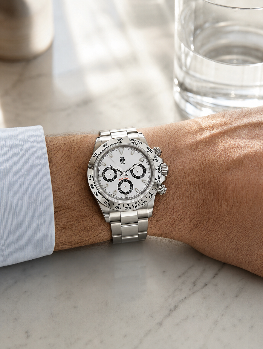 Chronova Arctic Chronograph na zapestju