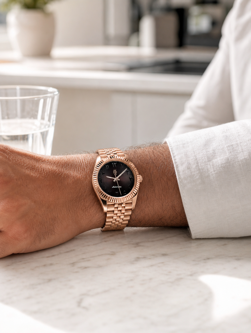 Crown Date Midnight Ember na zapestju