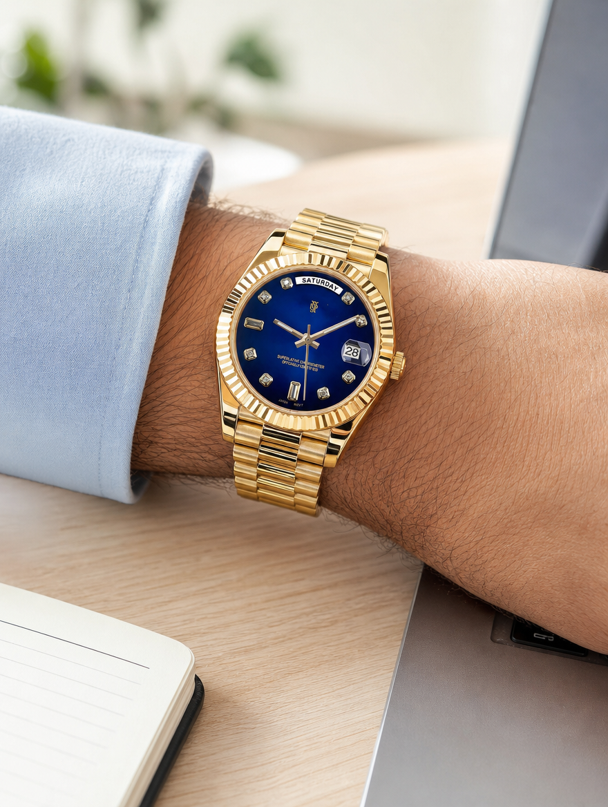 Daylux Royal Blue na zapestju