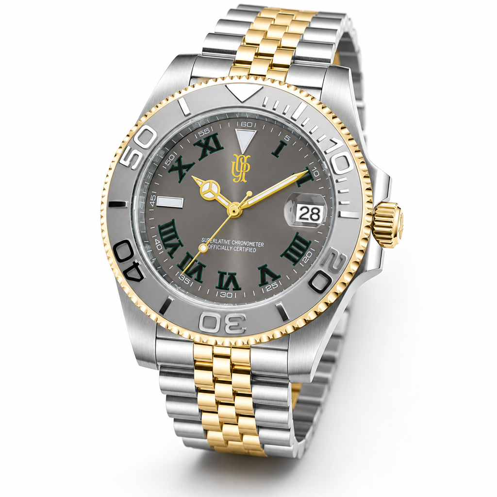 Devaron Grey Royale – von Hand montierte Uhr, Gehäuse aus 316L-Edelstahl 40 mm