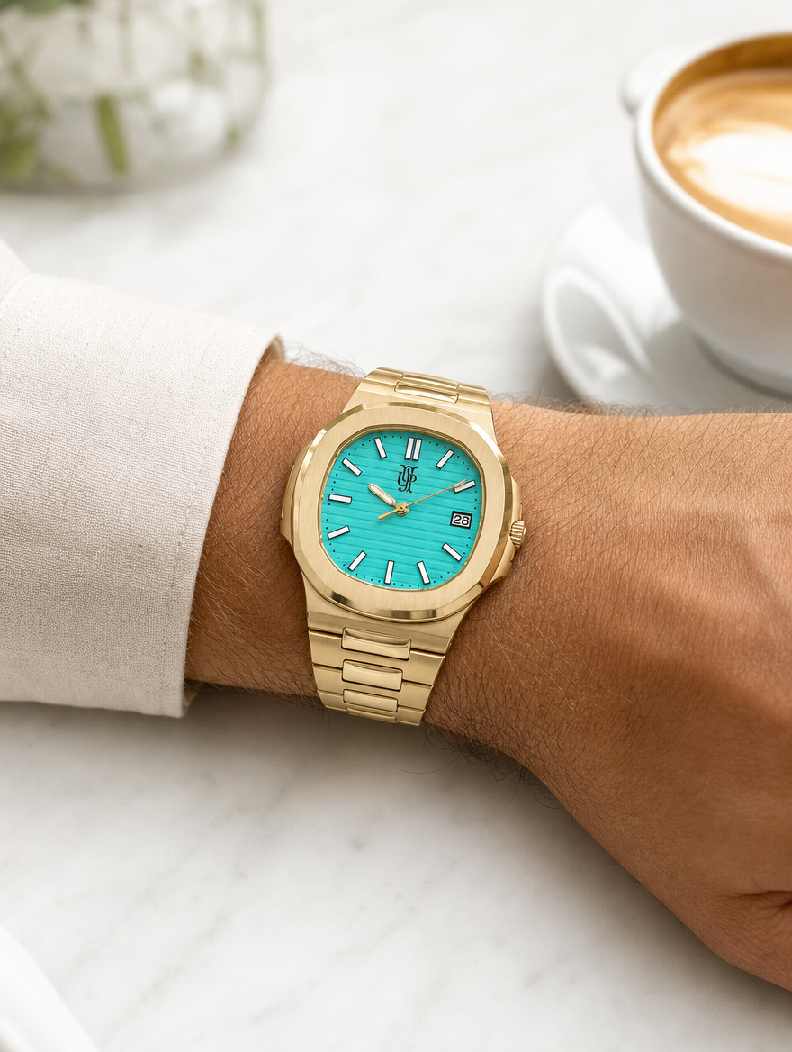 Nautora Gold Tiffany na zapestju