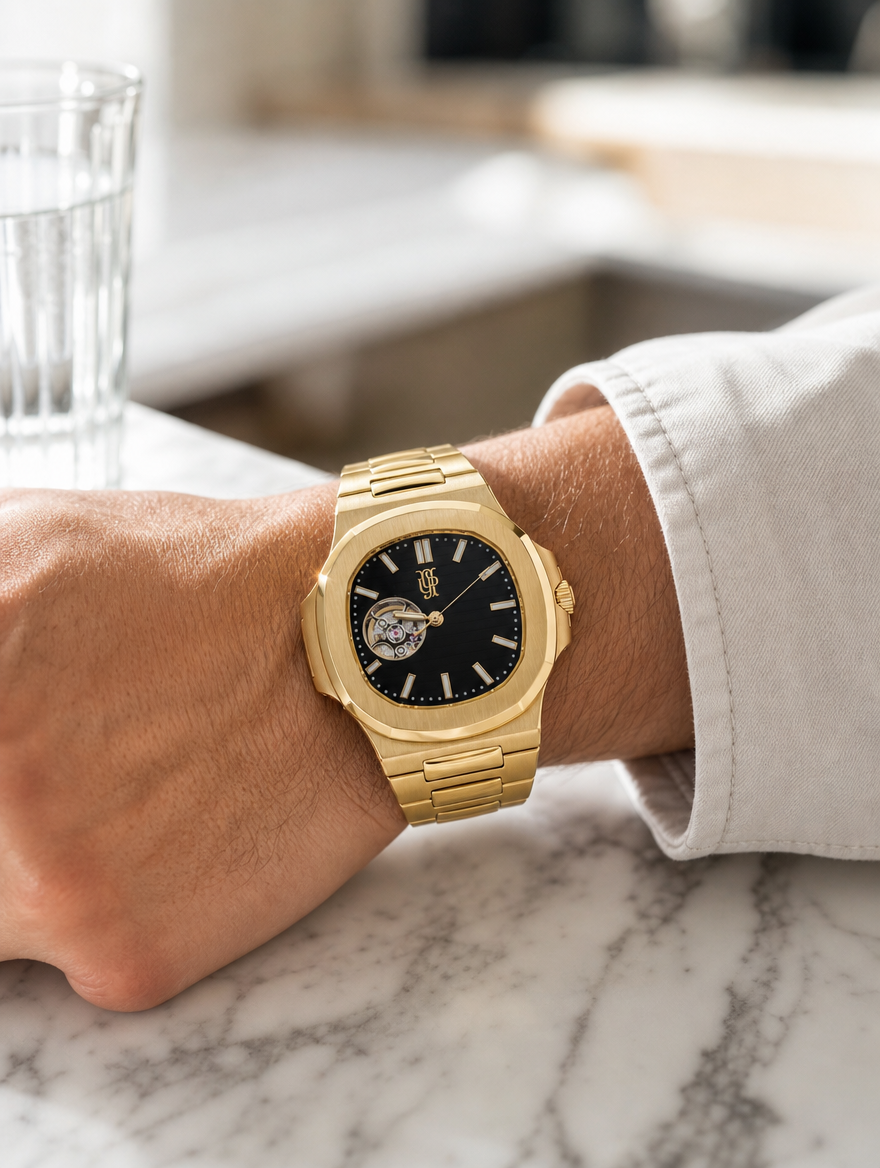 Nautora Golden Pulse na zapestju