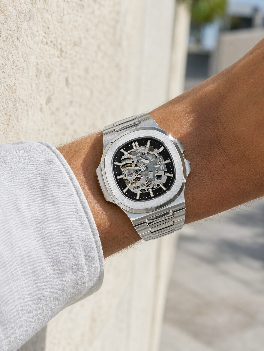 Nautora Steel Skeleton na zapestju