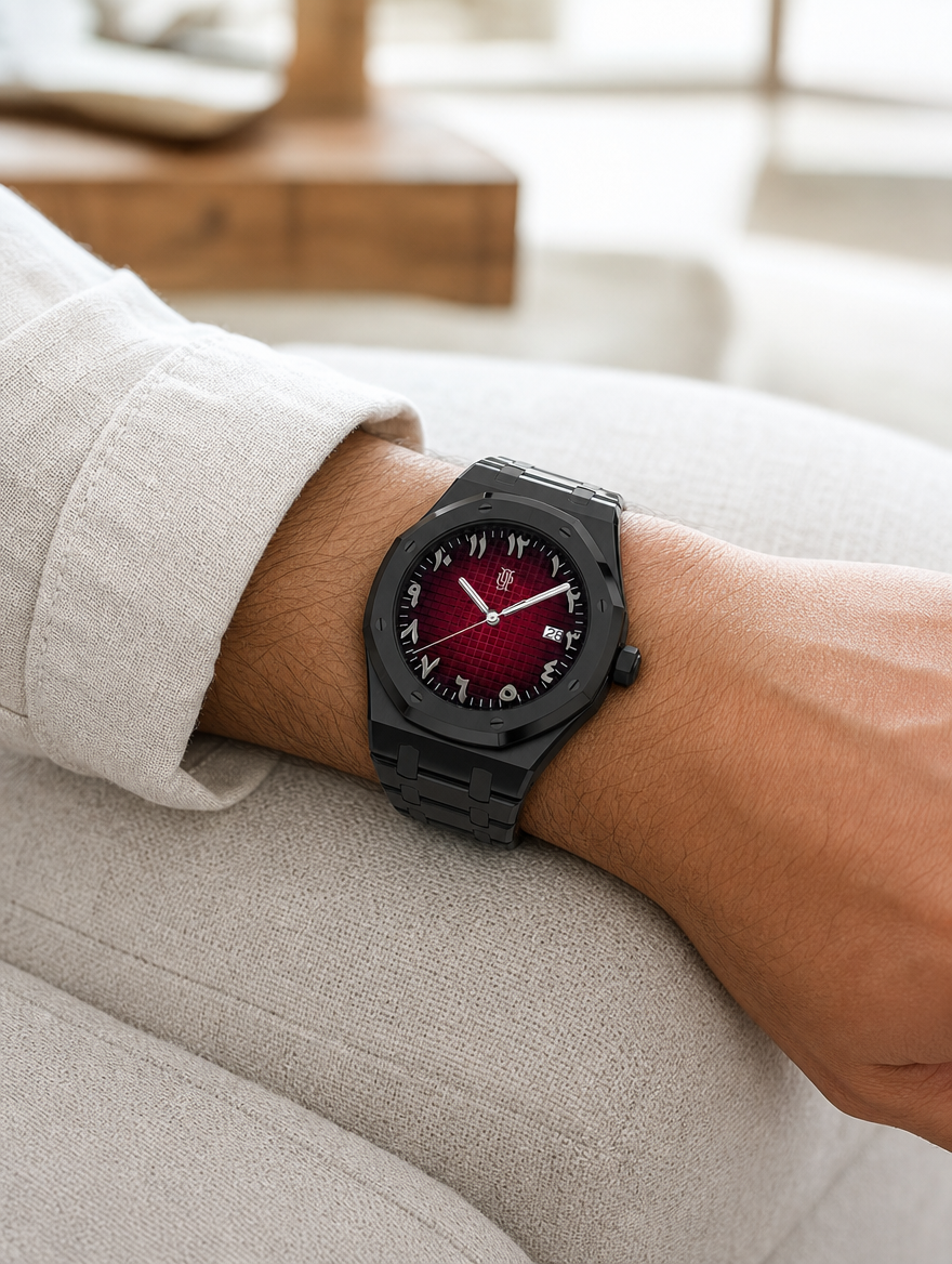 Royal Frame Black Ruby na zapestju