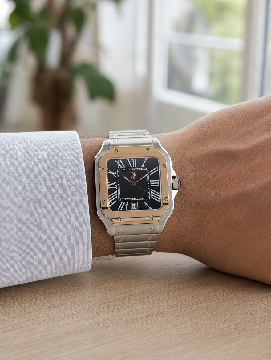 Santiko Two-Tone Black na zapestju